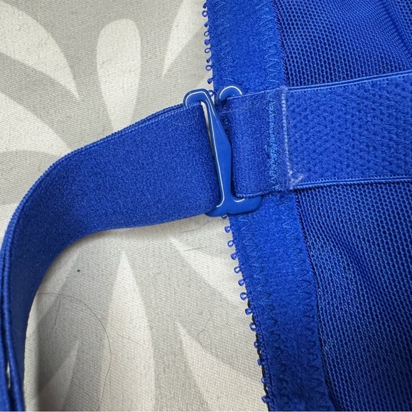 Blue Lace Trim Bra - Torrid - Picture 6 of 8